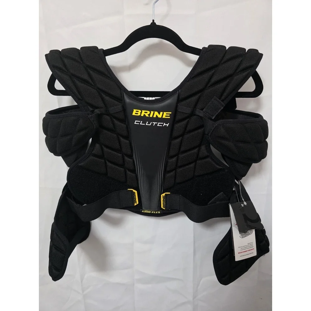 Brine Clutch SP Lacrosse‎ Shoulder Pads NWT Black Adult Adjustable 🥍